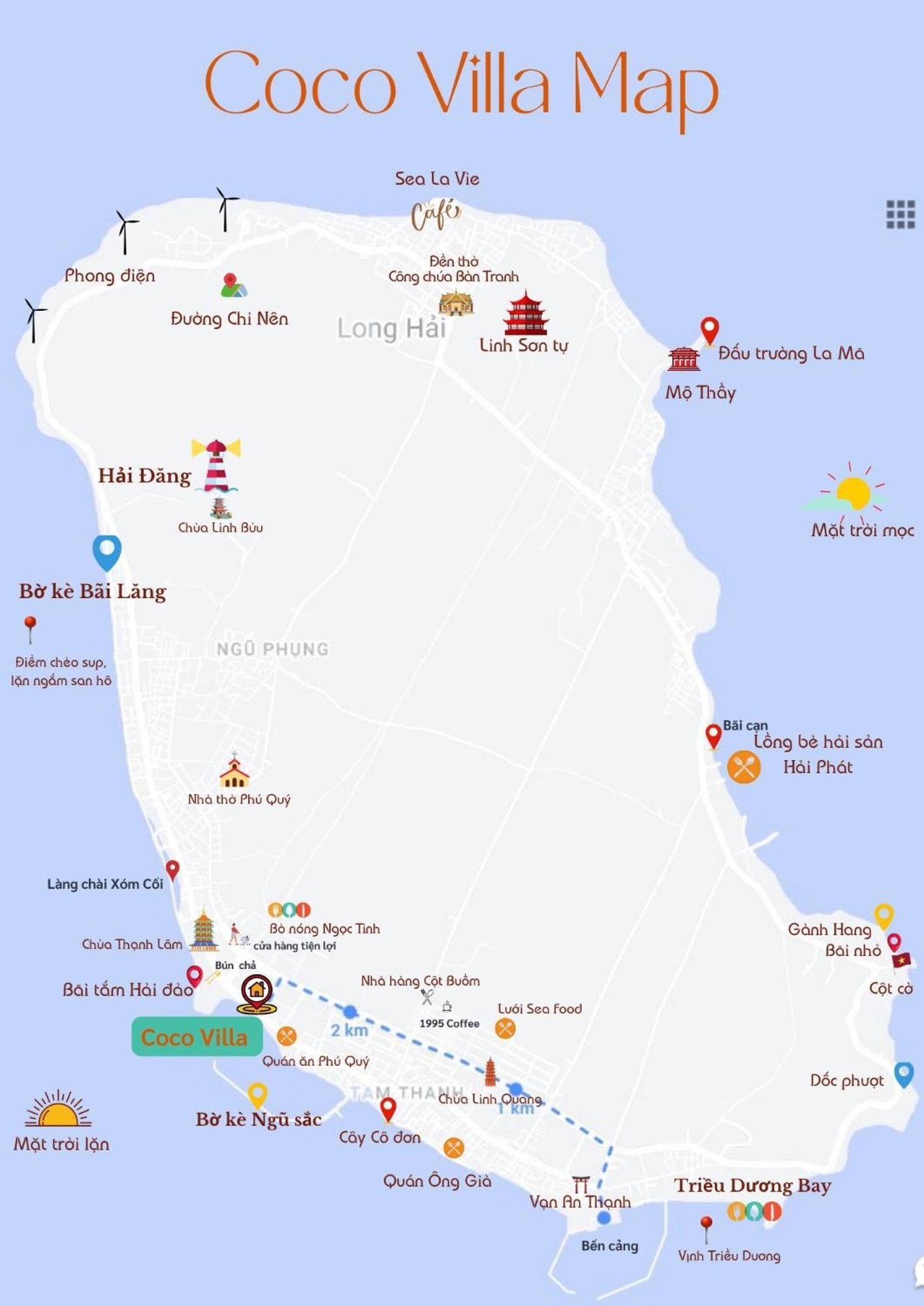 Coco Villa-Dao Phu Quy Cu Lao Thu Eksteriør bilde